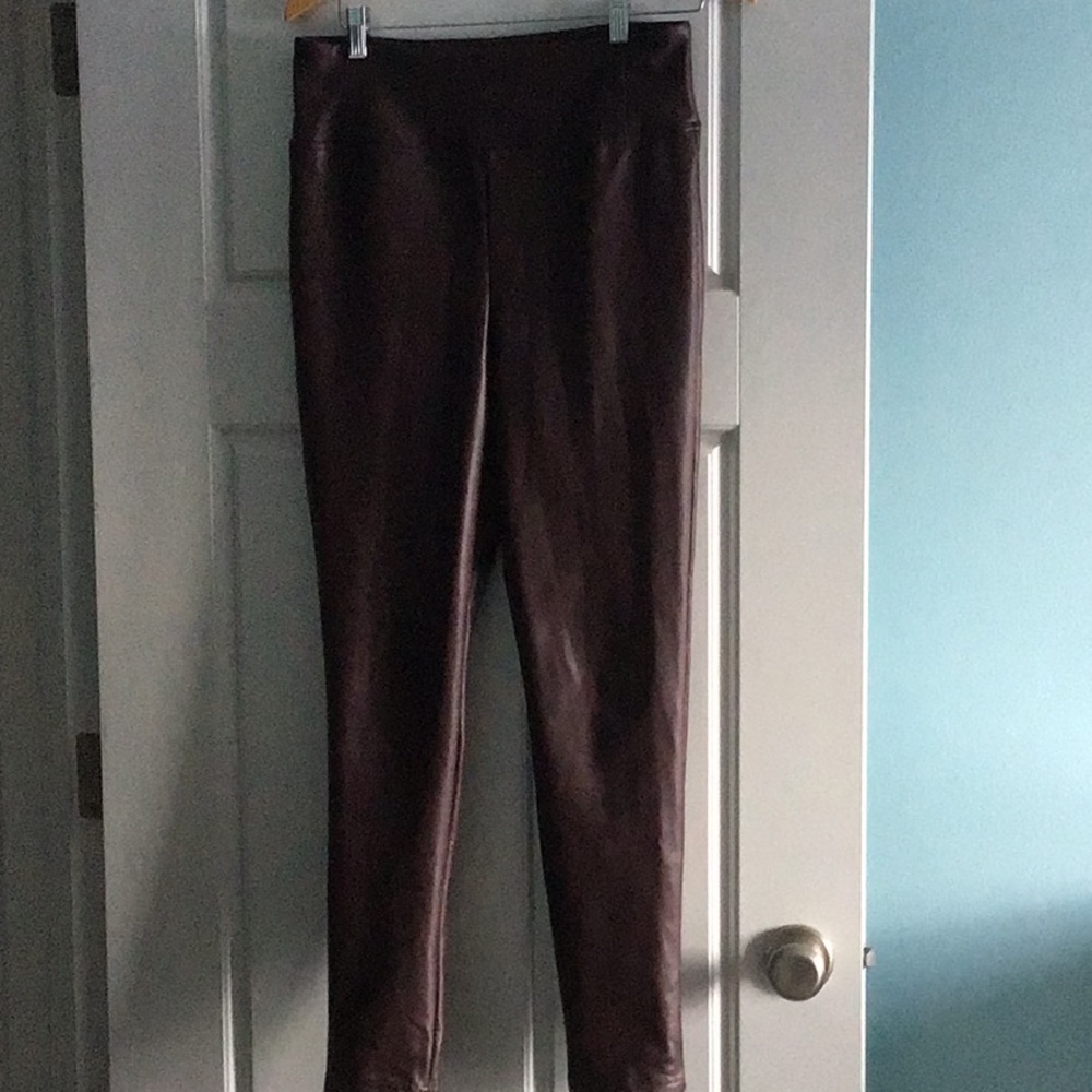 Dex faux leather leggings